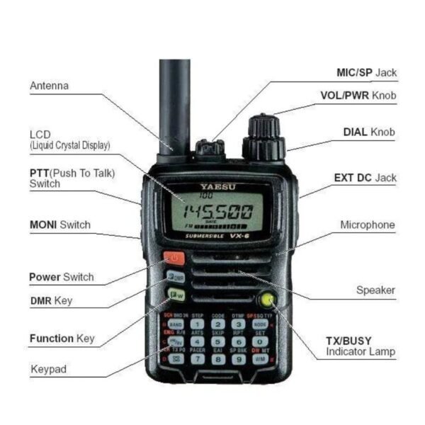 Radio Walkie Talkie Yaesu VX 6r - Image 2